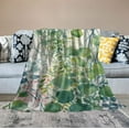 thumbnail image 2 of ARISTURING  Throw Blanket: Velvelty Soft, Durable Accent for Bed or Couch (Watercolor Botanical, 2 of 6
