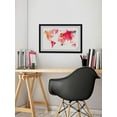 thumbnail image 5 of Floral Map Framed Painting Print, 5 of 6