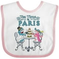 thumbnail image 3 of Inktastic Tea Time In Paris-Colorful French Poodles Boys or Girls Baby Bib, 3 of 4