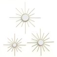 thumbnail image 1 of Gold Mirror Burst Wall Decor - Set of 3, 1 of 1