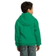 thumbnail image 2 of Port & Company Youth Core Fleece Pullover Hooded Sweatshirt-M (Kelly Green), 2 of 5