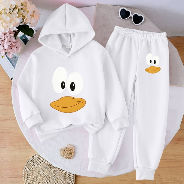 Cowsor Kids Girl Boy Top Pants Hood Outfits Sweatshirt Tracksuits for Kid Match Hooded Winter Fall Tops Sweatsuits