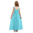 thumbnail image 2 of TiaoBug Combinaison à Paillettes pour Filles Sans Manches, Barboteuses, Robe Maxi en Mousseline, Salopettes, Combinaisons pour 7-14 Ans Bleu 14, 2 of 6