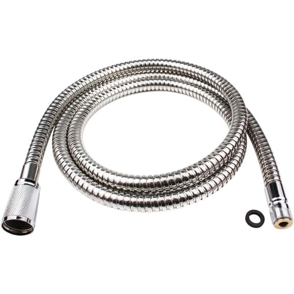 46092000 Pull Out Spray GANGZI for Grohe Kitchen Faucets, Pull Down Kitchen Faucet GANGZI GANGZI for Alira and Ladylux and Euro Plus, 59-Inch Chrome Finish (Chrome Finish)
