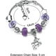 thumbnail image 2 of Brazalete con dije de cristal brillante de unicornio con caja de regalo, 2 of 5