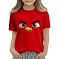 thumbnail image 6 of Amidoa Crewneck Boys Short Sleeve Cotton Graphic T-Shirts Casual Cute&nbsp; Summer Tee for Kids White,110, 6 of 6