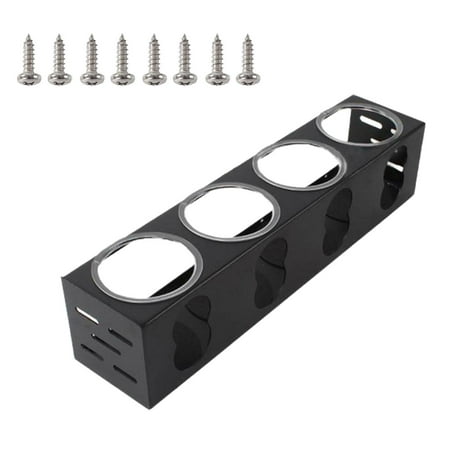 Nishiyuenyi Camp Camp RV Kitchen Spice Shelf Organizer Spice Shelf Accessories Compact Rust black with 4 holes