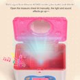 thumbnail image 4 of SPRING PARK Kids Jewelry Box Toy Lovely Large Capacity Plastic Cartoon Treasure Chest, 4 of 7
