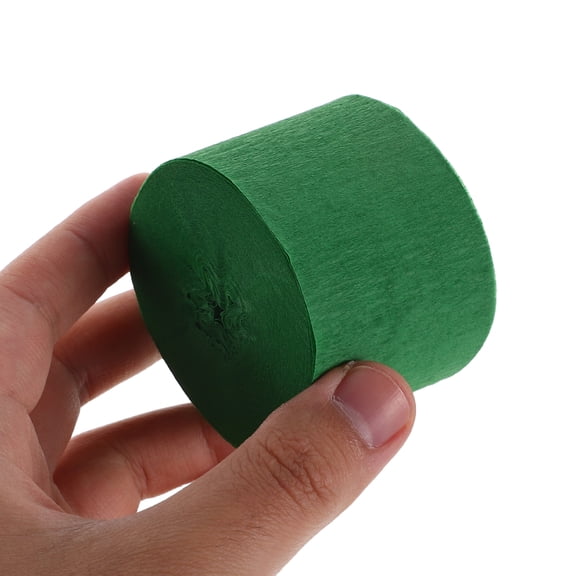 BESTYASH Green Crepe Paper Streamers for Wedding Party Decorations Versatile Use Birthday Summer Theme