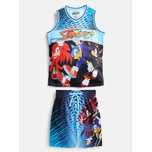 Sonic the Hedgehog Boys Basketball Jersey & Shorts
