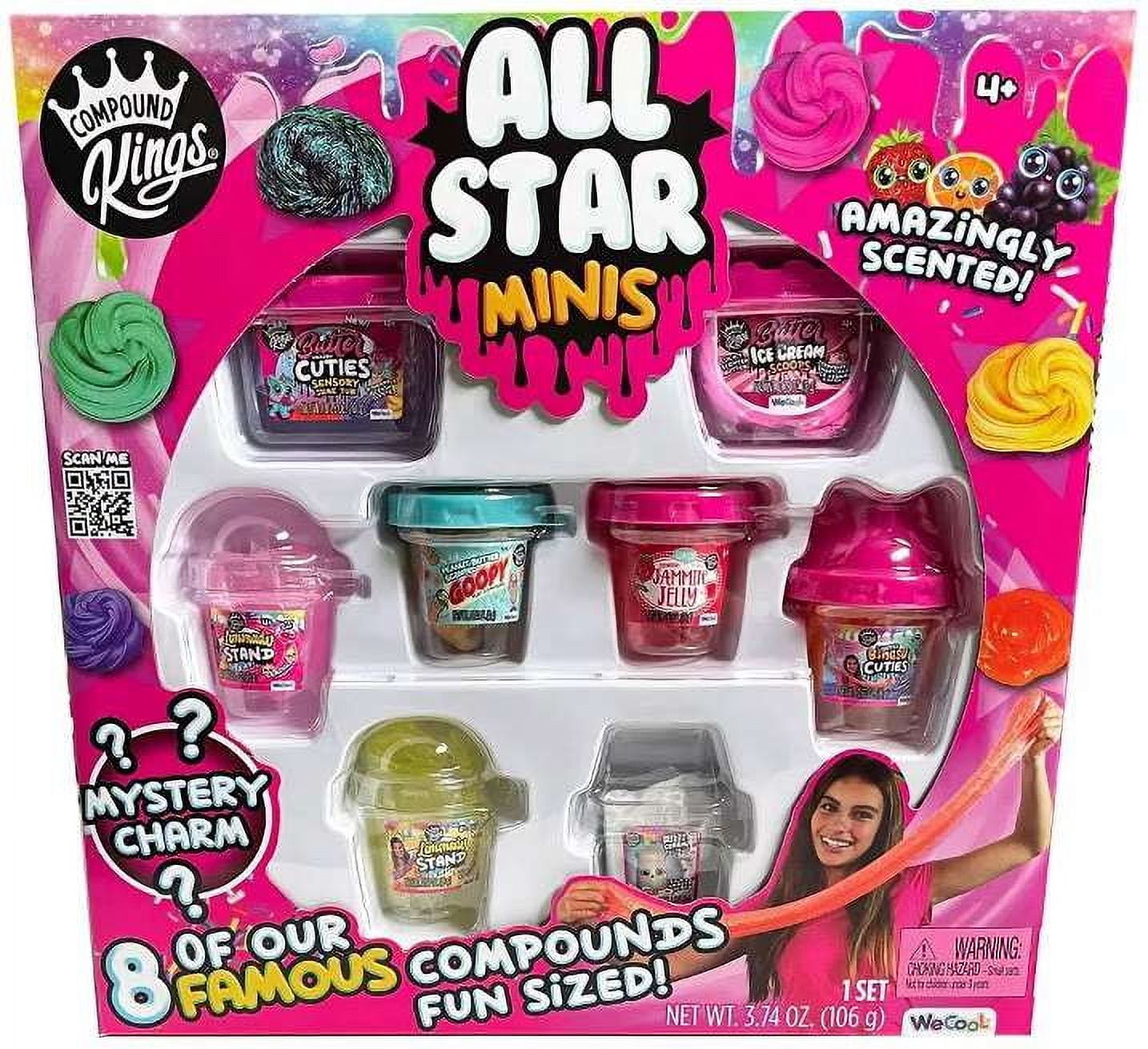 Mini Kit De Slime Metálico Brillante – 20 Piezas Para Crear Slime Con Polvos De Mica Y Purpurina – Incluye Base De Slime, Cuentas Y Cubos De Espuma – Regalo Creativo Para Niñas Y Niños