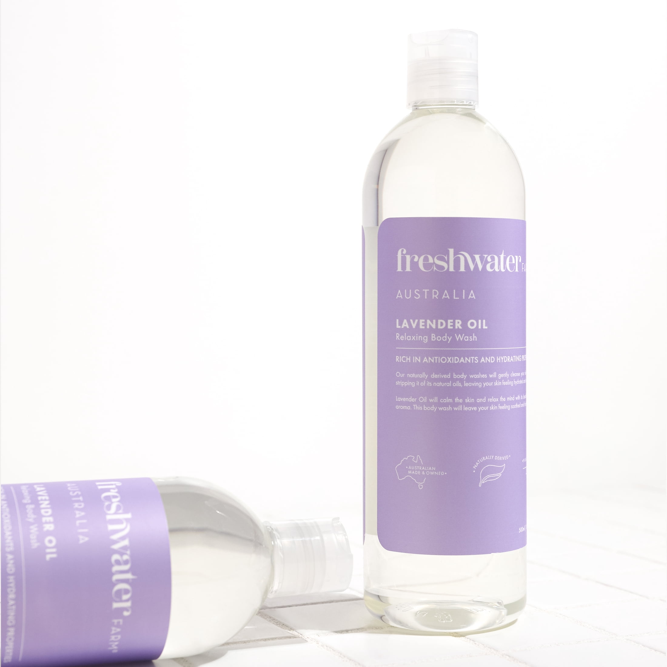 Freshwater Farm Lavender Oil Natural Body Wash for all skin types16.9fl oz
