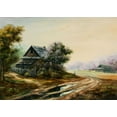 thumbnail image 2 of Vlagyislav, Najgyonov 14x11 Gold Ornate Wood Framed with Double Matting Museum Art Print Titled - Zabroshunij Danik, 2 of 4