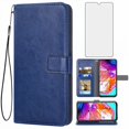 thumbnail image 1 of Mobile Phone Cover for Samsung A20s, Cover Premium Pu Leather Tpu Flip Cover Magnetic Closure Card Compartment Stand Function Wallet with Lanyard Protective Cover, 1 of 5