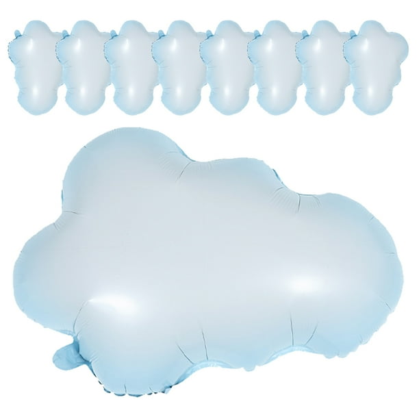 KAKOWELY 10 globos de aluminio con forma de nube para cumpleaños, baby shower, decoración de fiestas, etc.