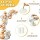 thumbnail image 4 of Kit con forma de arco de globos AerWo de 2,85 m y 1,8 m con soporte para bodas, 4 of 6