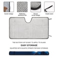 thumbnail image 2 of Robocar de Poli Parasol para Parabrisas Delantero Protector Plegable, Visera Solar para Auto Bloquea Rayos UV Mantiene tu Vehículo Fresco140cm*76cm, 2 of 6