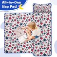 thumbnail image 4 of Red White Blue Baseballs and Stars Pattern Toddler Nap Mats for Kids Preschool,Sleeping Mat Bag or Kids,Toddler Sleeping Bag,Toddler Nap Mat or Daycare, 4 of 6