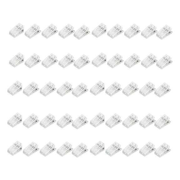 50PCS Clear Tapestry Hanger Clip Wall Clip for Note Photo Canvas Picture Photo Wall Decoration