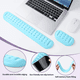 thumbnail image 3 of Protector de muñeca de espuma viscoelástica, almohadilla de ratón ergonómica de gel suave, protector de muñeca para teclado, protector de muñeca para ratón, azul real, 3 of 6