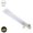 Warm White Light US Plug, variant on 8Pcs Meteor Shower Rain Light Acrylic 8 Tube 30cm Waterproof String Lamp for Party