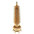 thumbnail image 2 of WLPZXP Aquarium Ornament - ORIENTAL - Pagoda Figurine Gift with Aquarium Decoration - Gold-XL 13 Tier, 2 of 8