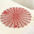thumbnail image 5 of Konghyp Spider Round Placemat Halloween Decoration, Heat Insulation Table Mat, Waterproof and Oil-proof, Perfect for Parties, Home Kitchen, Ideal Gift for Halloween, Thanksgiving, Christmas, 5 of 8