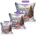thumbnail image 4 of Santa is Coming Australian Cattle Dog Merry Christmas Xmas Noel Truck Tree Pillow Cushion Double Sided Heeler Lover Gifts Throw Pillow - 02023, 4 of 4