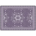 thumbnail image 2 of Sun Moon Rug 5x7 Ft Boho Celestial Area Rugs Magic Carpet Non-Slip Washable Rugs Bohemian Occult Crescent Solar Stars Floor Mat Pad Carpet for Bedroom Dorm Living Room Dorm Rug, 2 of 7