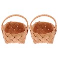 thumbnail image 1 of FENGGUIQU 2Ud Cesta Tejida De Madera Con Asa Para Almacenamiento Y Color Surtido, 1 of 8