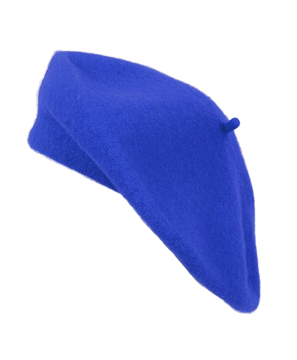 6236 Wool French Beret Hat For Women, Royal Blue Royal Blue Wool Beret | Soft French Style Cap, Cozy Winter  main image 3