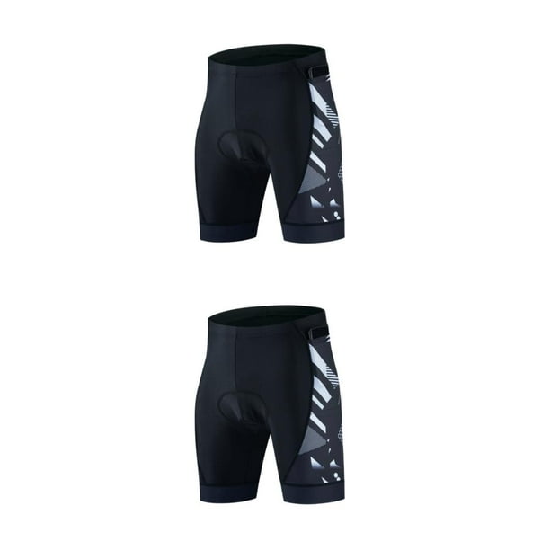 Pantalones cortos de bicicleta para hombre Soidarity Transpirables Tres bolsillos acolchados Verano