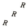 thumbnail image 1 of Justharion Easy To Install Metal Letters House Sign Not Easy To Fade Durable And Rustproof Metal Letters House Numbers B17--R 3Set, 1 of 6