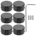 thumbnail image 1 of 1 Set Metal Guitar Effect Pedal Footswitch Topper Effect Foot Nail Caps Aluminum Pedal Protection Cap, 1 of 9