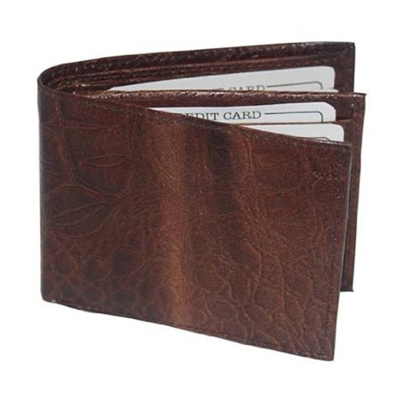 Leather Alligator Print Mens Wallet #5552