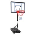 thumbnail image 1 of Zimtown Panier de Basketball pour Piscine Portable Réglable en Hauteur, 1 of 2