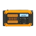 thumbnail image 1 of Multifunction Radio Hand Crank Solar USB FM/ AM/ WB Weather Radios Emergency Flashlight Power Bank ,Handy Bright, 1 of 4