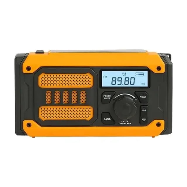 Multifunction Radio Hand Crank Solar USB FM/ AM/ WB Weather Radios Emergency Flashlight Power Bank ,Handy Bright