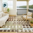thumbnail image 4 of Addison Rugs Chantille Indoor/Outdoor Transitional Geometric Coffee Machine Washable Rectangle Rug, 5' x 7'6", 4 of 8