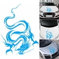 thumbnail image 3 of HUONA Car Decorative Sticker Auto Vehicle Dragon Pattern Style Hood Vinyl Decal Decoration Accessory Blue, 3 of 3