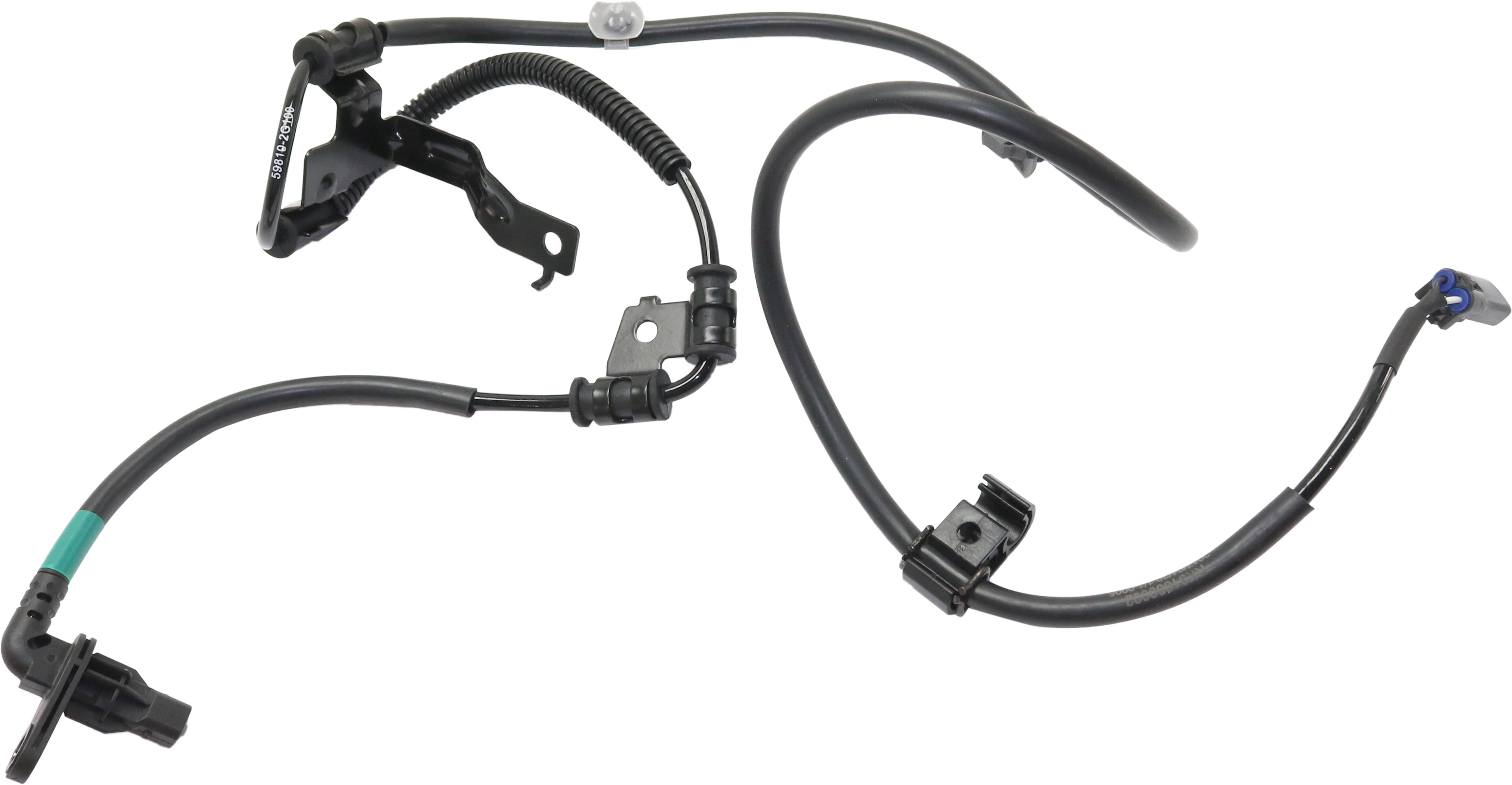 ABS Speed Sensor Compatible with 2006-2010 Kia Optima Front, Driver Side 4 Cyl 2.4L Male Connector Blade type 2-Prong Terminal