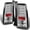 Chrome Housing, variant on AKKON - For 03-07 Scion XB bB Black Bezel Rear V2 LED Tail Lights Brake Lamps Replacement Pair Left + Right