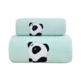 thumbnail image 3 of Swiftyle 4 Pcs Bear Towel Set Super Soft Absorbent Quick Dry Bath Gift Home Spa Luxury Combo, 3 of 8