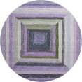 thumbnail image 2 of Addison Rugs Mayfield Premium Machine Washable Transitional Geometric Lavender Round Rug, 8' x 8', 2 of 6