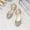 Gold, variant on FSYBOA Girls Dress Shoes Size 13T, Closed Toe Low Heel Hook and Loop Strap Party Kids Flat Shoes Silver