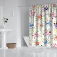 thumbnail image 3 of Waterproof Pioneer Shower Curtain 72x84 Inch Polyester Unique Cute Floral Shower Curtain for Bathroom Hotel Home Decor with 12 Plastic Hooks, 3 of 5