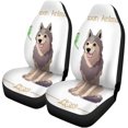 thumbnail image 1 of Juego de 2 fundas para asientos de automóviles ABPHQTO Serie Pic Cartoon Universal Auto Asientos delanteros Protector para automóviles SUV Sedan camiones, 1 of 4