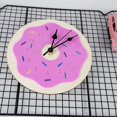 thumbnail image 1 of Home Decoration Clock Ins Style Donut Clock Cartoon Mute Wall Ornament Acrylic Color Soft Wall Hanging Pendant Clock heqiyong LED, 1 of 2