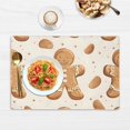 thumbnail image 5 of Placemats Set of 6 Winter Holiday Cookies Place Mats 12x18 Inch Heat Resistant Linen Placemats Washable Kitchen Table Place Mat Decoration Rectangle Table Runners for Home Party, 5 of 6