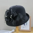 thumbnail image 6 of YooGuoGuo Fedora Hats for Women Wide Brim Felt Lady Felt Hat Warm, 6 of 7